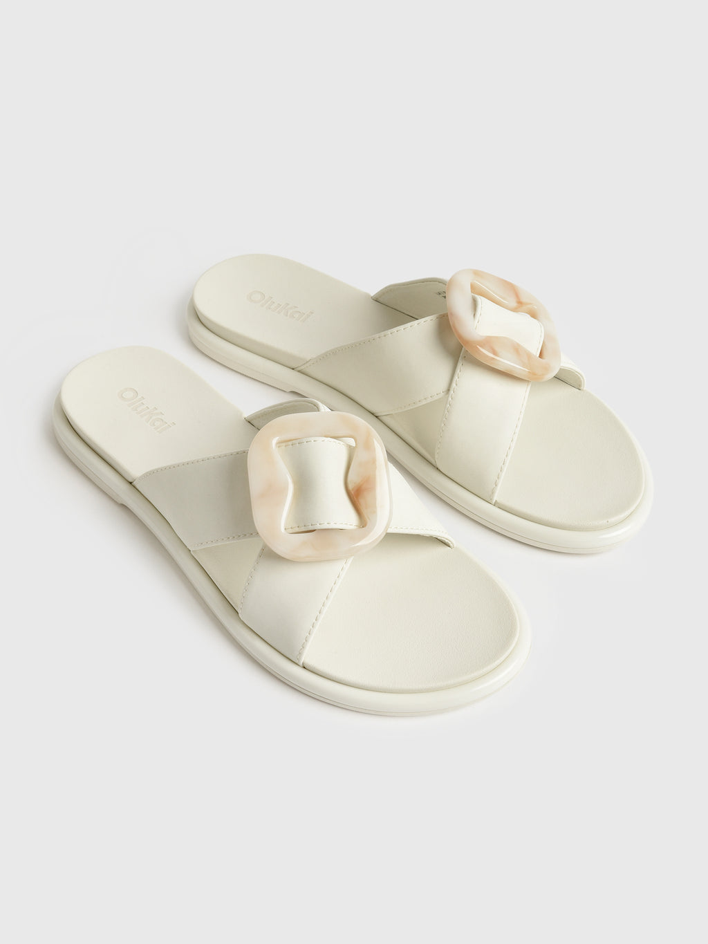 Olukai Women's La‘i Slide Sandal - Saint Bernard