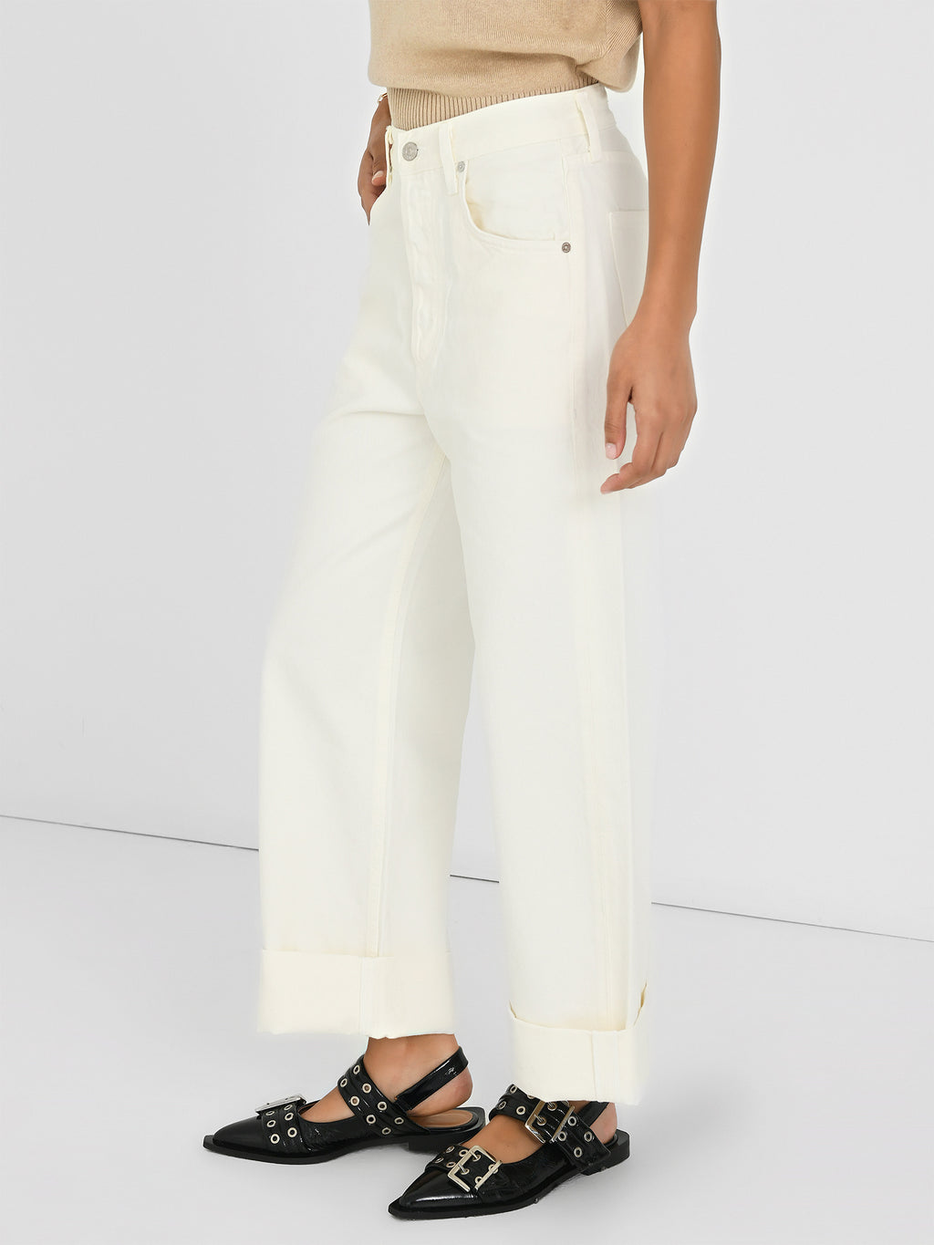 Citizens Of Humanity Women's Ayla Baggy Cuffed Crop Jean Saint Bernard
