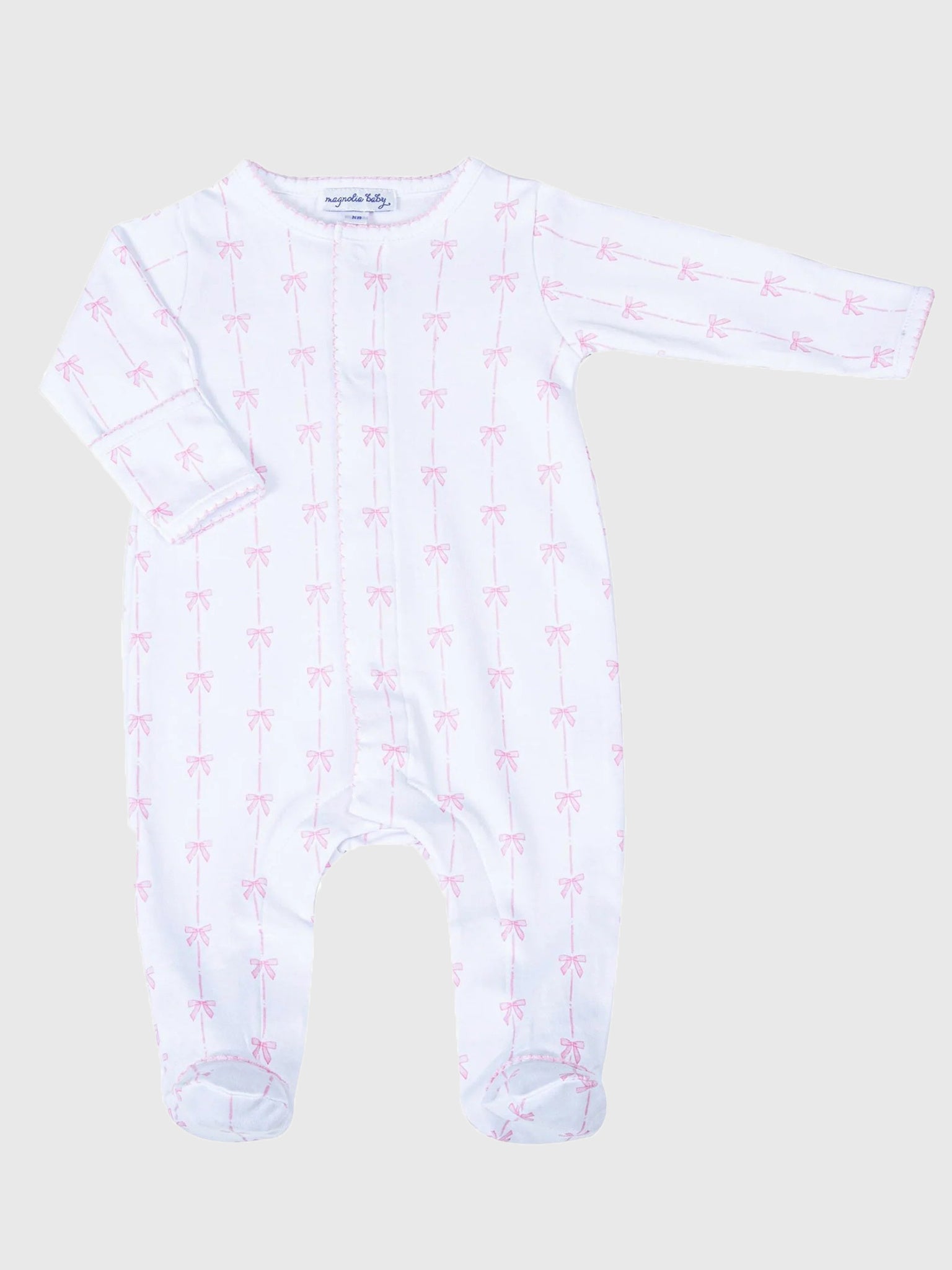Magnolia Baby Baby Girls' Amelia's Classics Footie - Saint Bernard