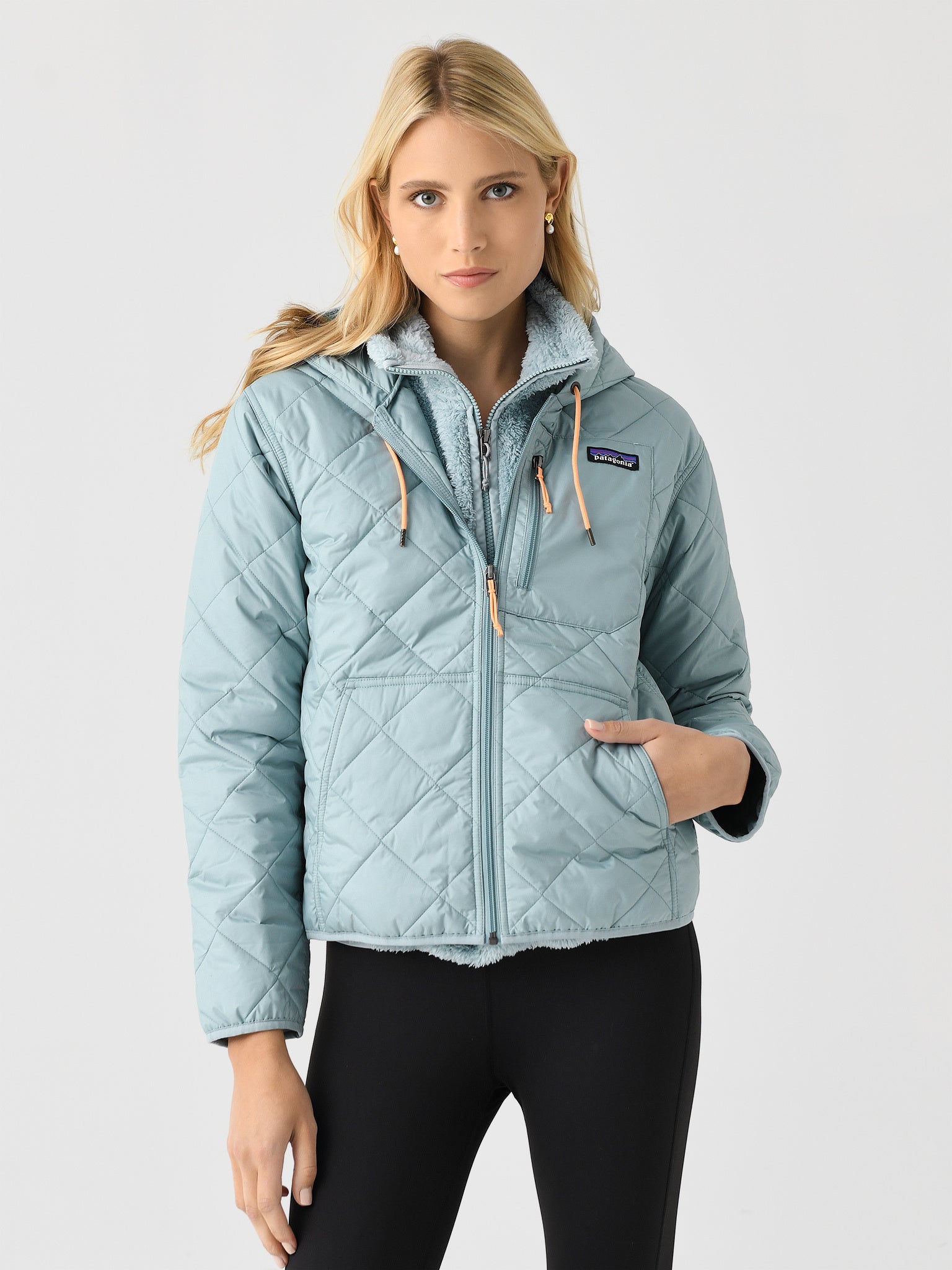 Patagonia Women's Diamond Quilted Bomber Hoody - Saint Bernard