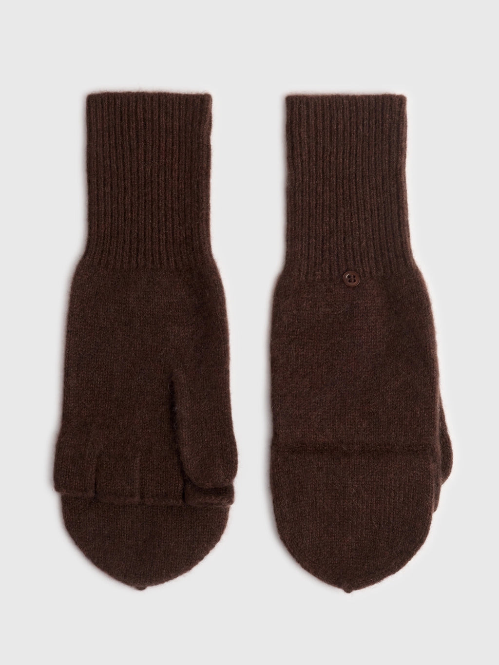 White + Warren Women's Cashmere Pop Top Gloves - Saint Bernard