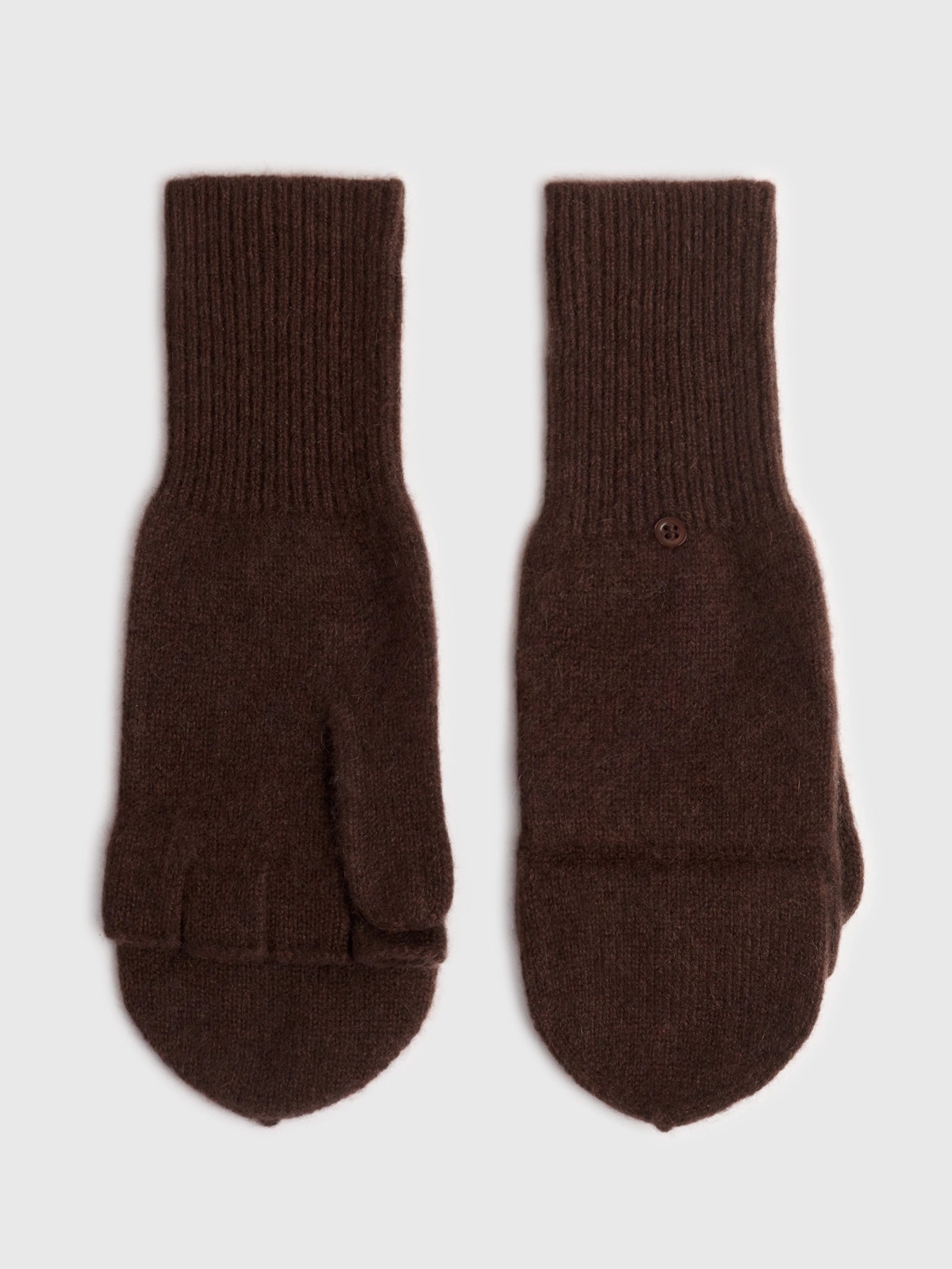 White + Warren Women's Cashmere Pop Top Gloves - Saint Bernard
