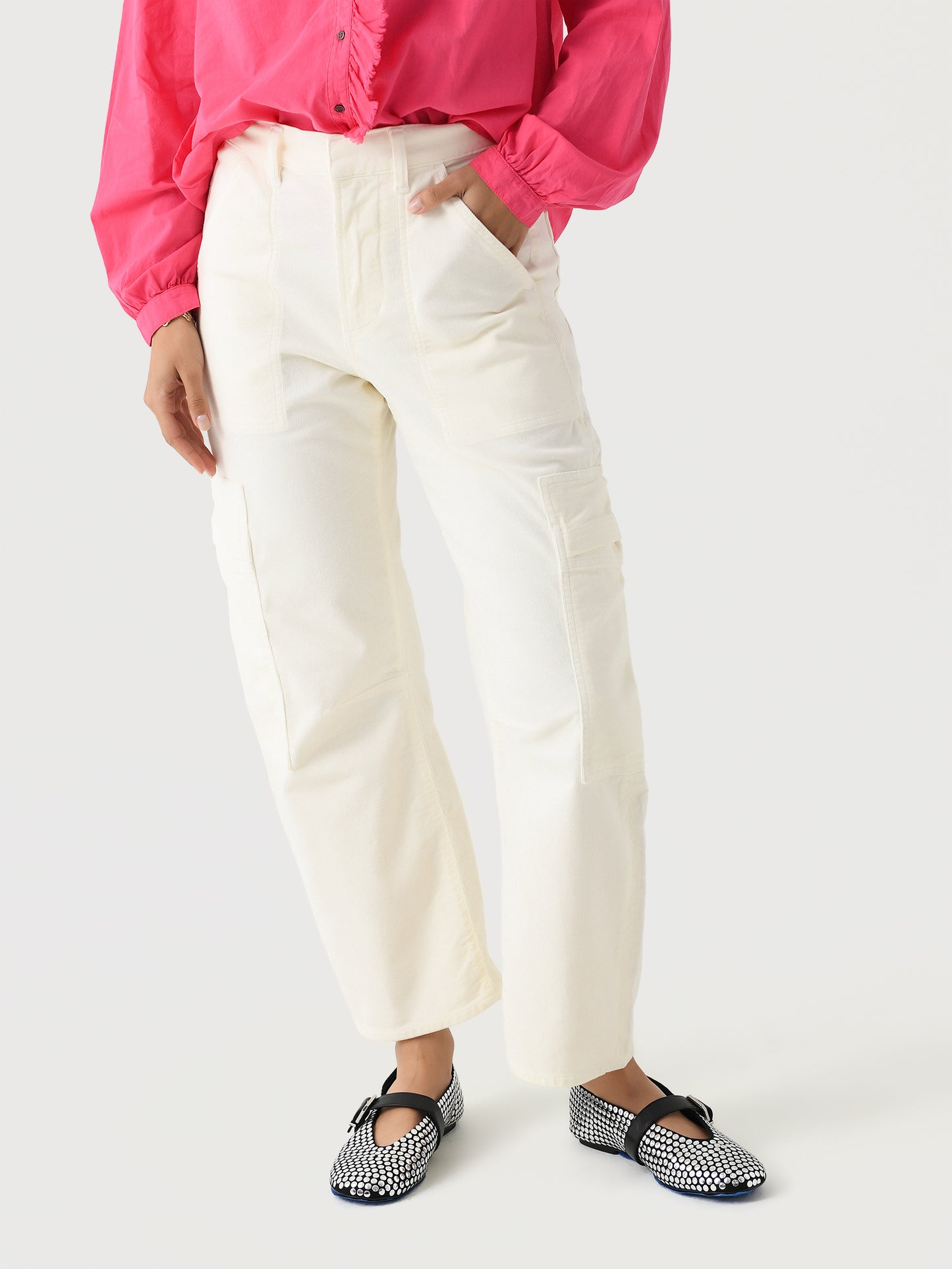 Citizens Of Humanity Women's Marcelle Low Slung Cargo Pant - Saint Bernard