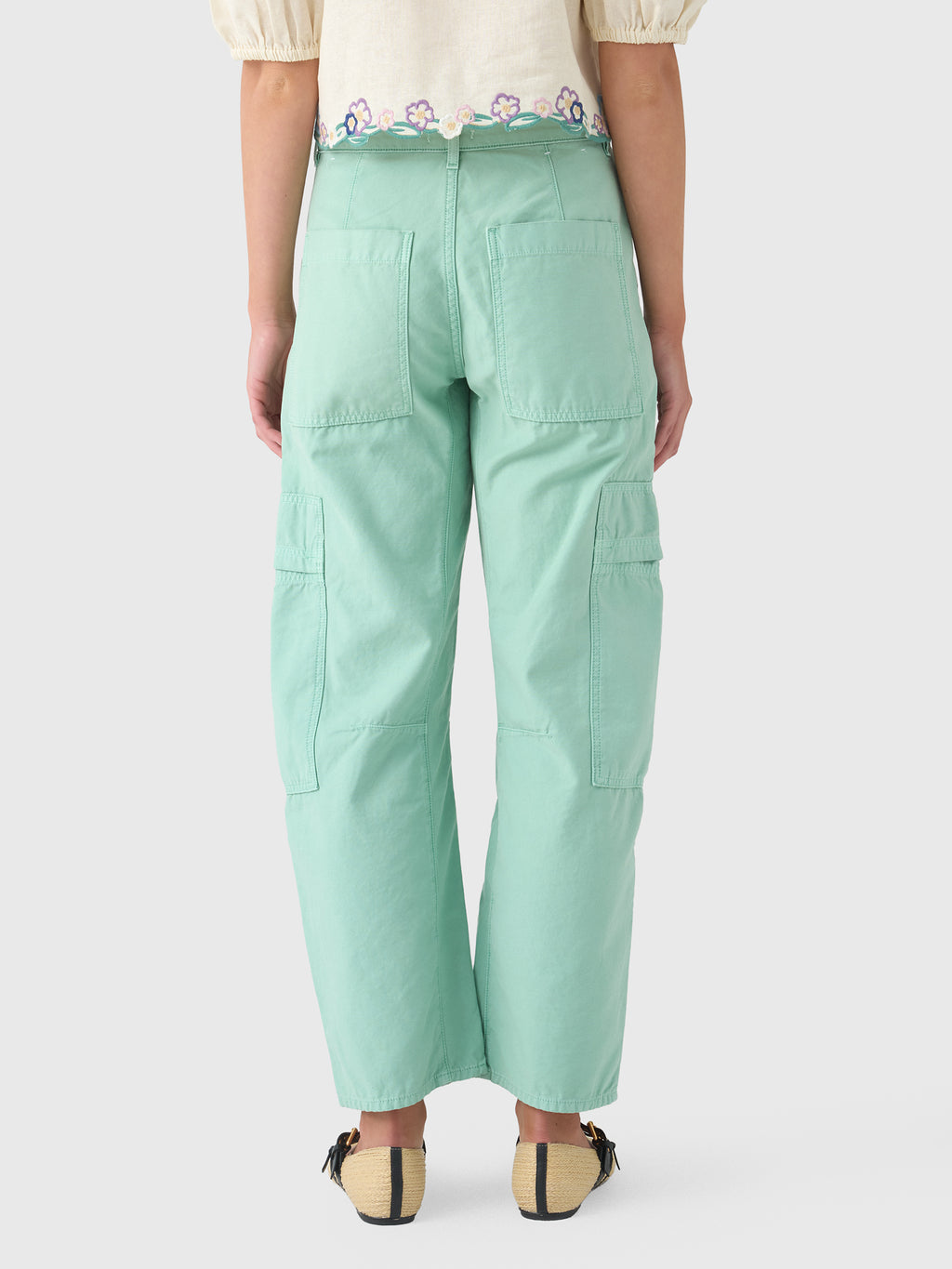 Citizens Of Humanity Women's Marcelle Low Slung Cargo Pant - Saint Bernard