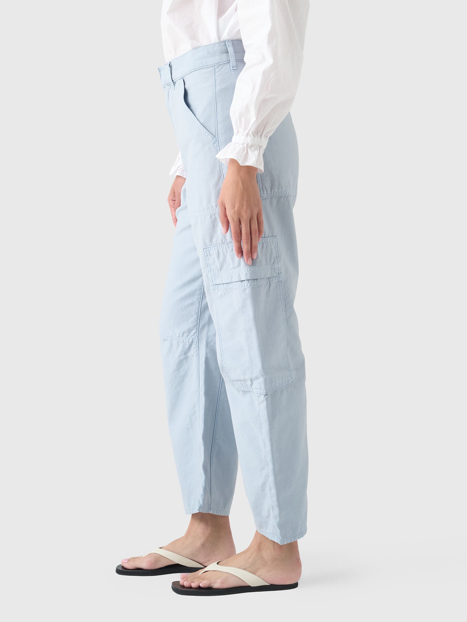 Citizens Of Humanity Women's Marcelle Low Slung Cargo Pant - Saint Bernard