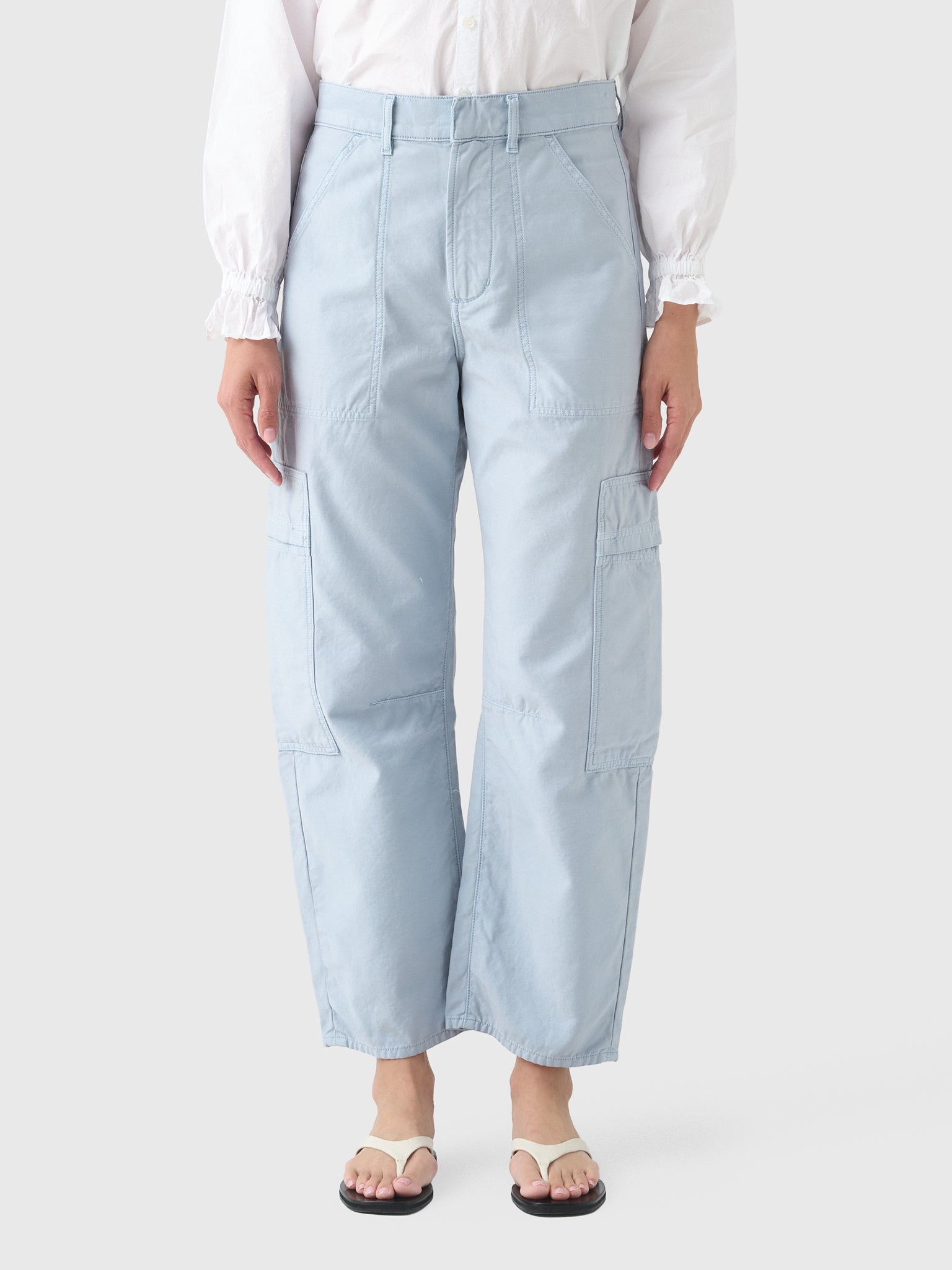 Citizens Of Humanity Women's Marcelle Low Slung Cargo Pant - Saint Bernard