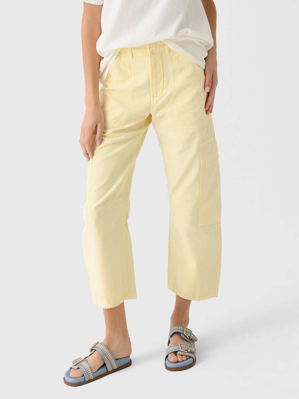 Citizens Of Humanity Women's Marcelle Low Slung Cargo Pant - Saint Bernard