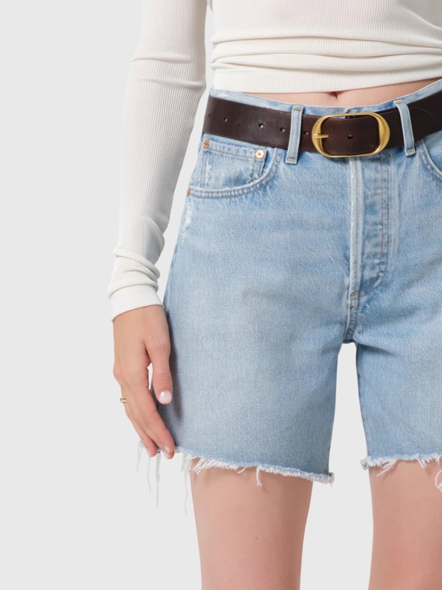 Citizens Of Humanity Women's Marlow Long Vintage Short - Saint Bernard