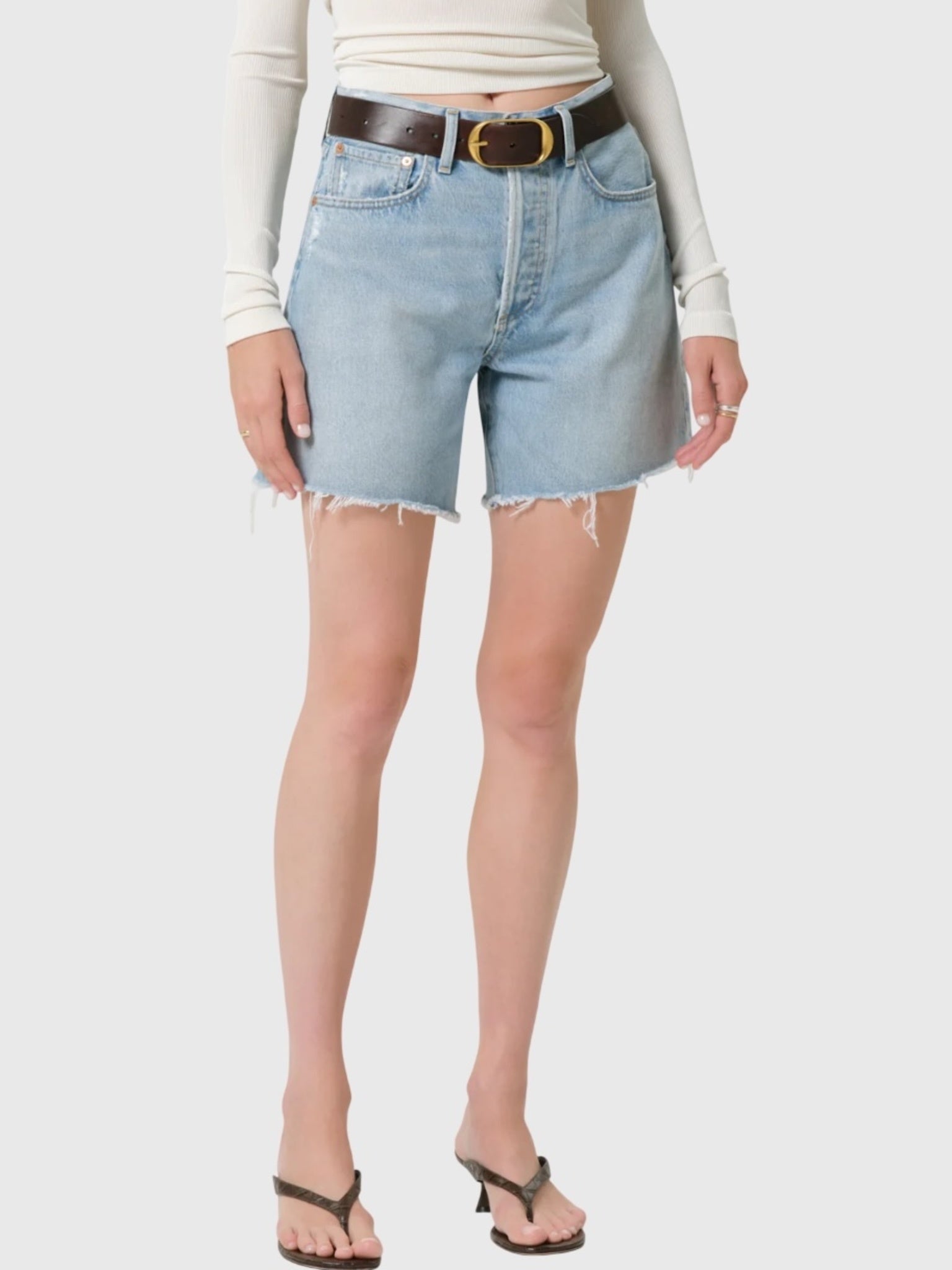 Citizens Of Humanity Women's Marlow Long Vintage Short - Saint Bernard
