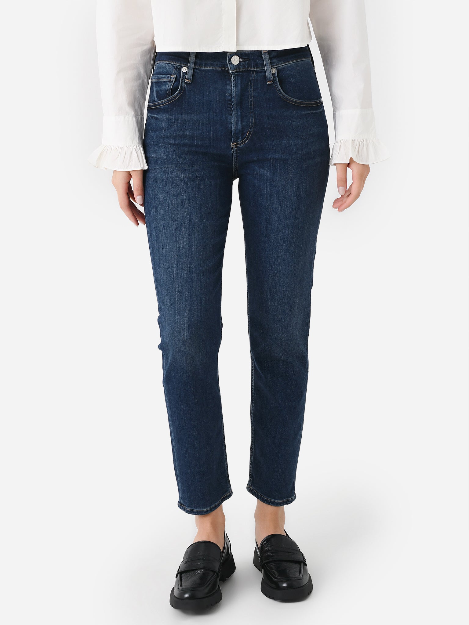 Citizens Of Humanity Women's Isola Straight Crop Jean - Saint Bernard