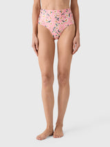 Agua By Agua Bendita Women's Magenta Promesa Bikini Bottom - Saint Bernard