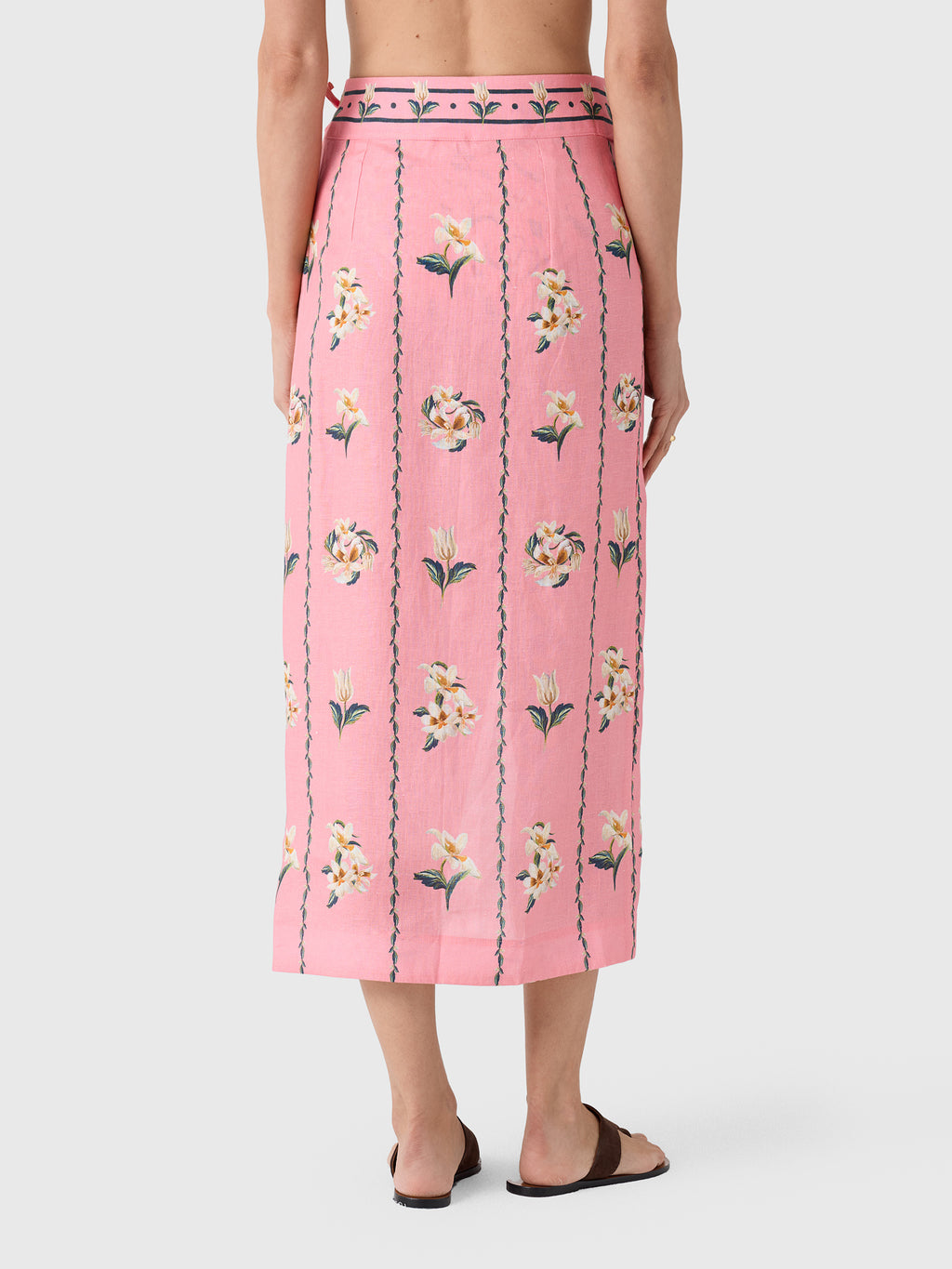 Agua By Agua Bendita Women's Tierra Promesa Midi Pareo - Saint Bernard