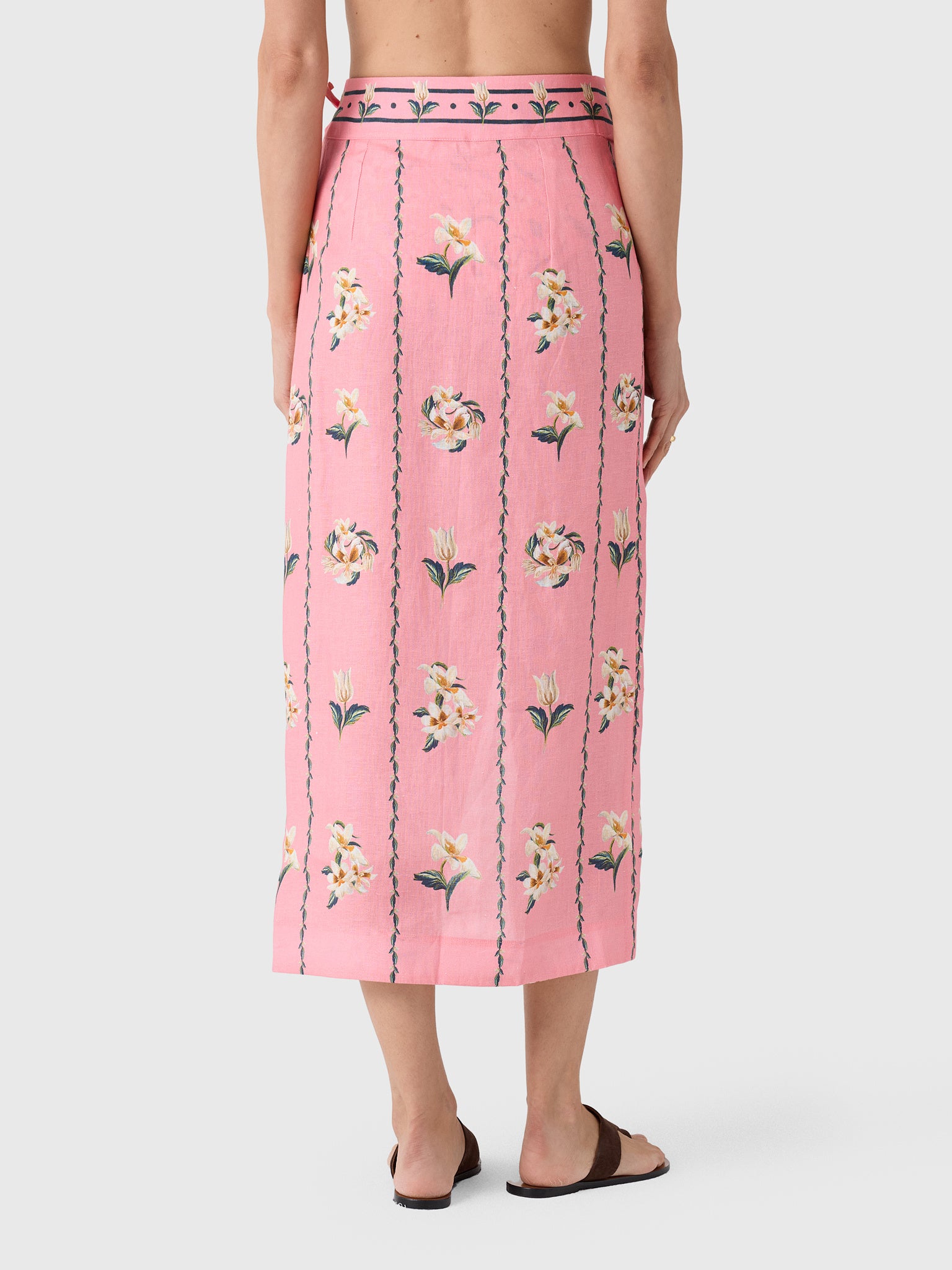 Agua By Agua Bendita Women's Tierra Promesa Midi Pareo - Saint Bernard