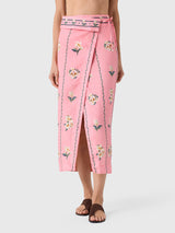 Agua By Agua Bendita Women's Tierra Promesa Midi Pareo - Saint Bernard