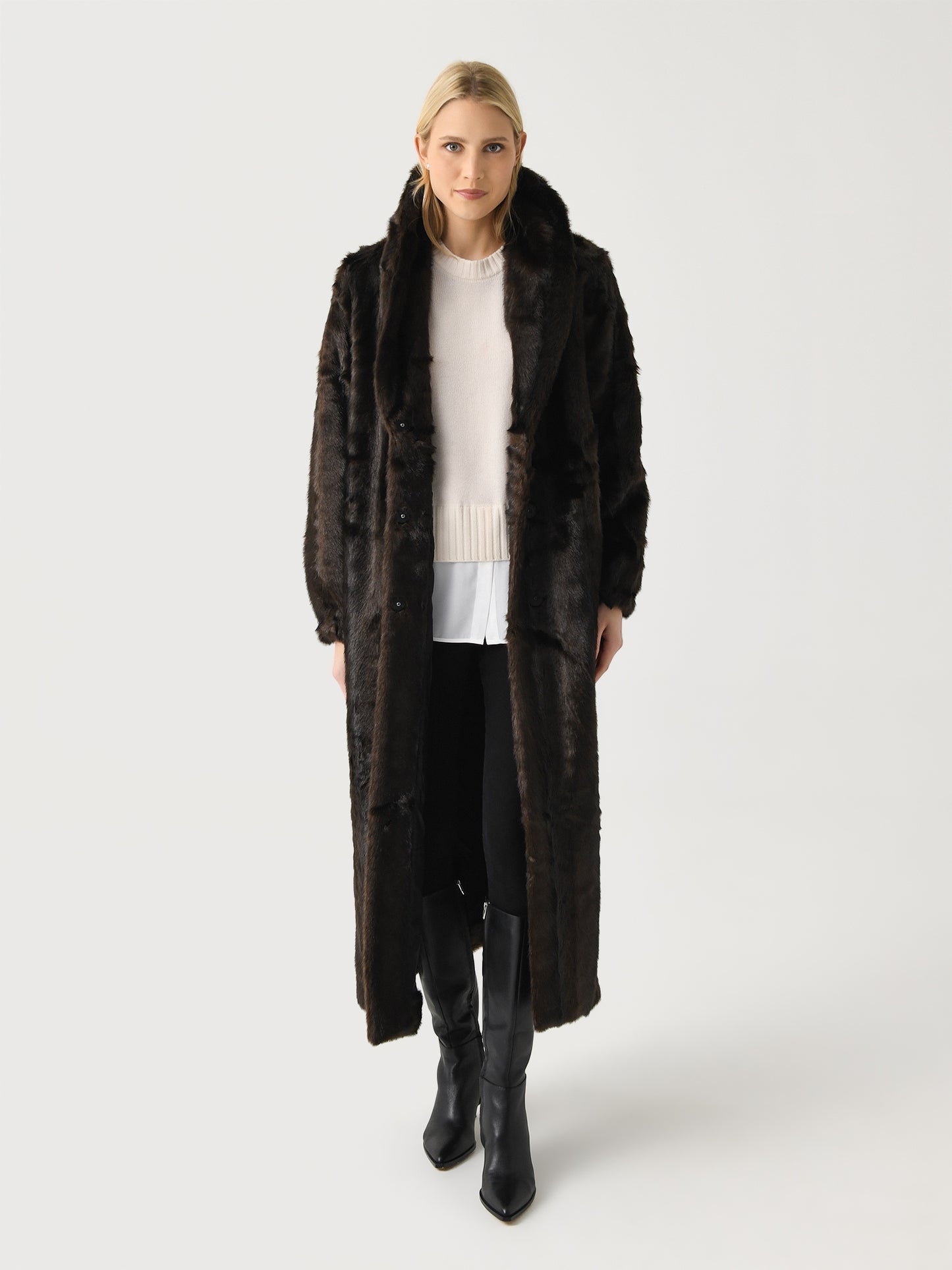 The Garment Women's Dixie Faux Fur Coat - Saint Bernard