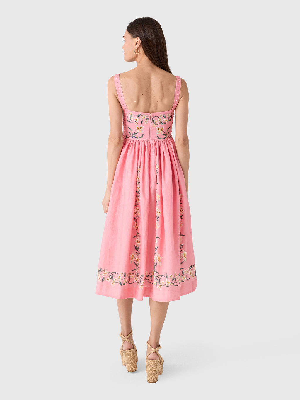Agua By Agua Bendita Women's Mielero Promesa Midi Dress - Saint Bernard