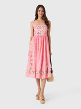 Agua By Agua Bendita Women's Mielero Promesa Midi Dress - Saint Bernard