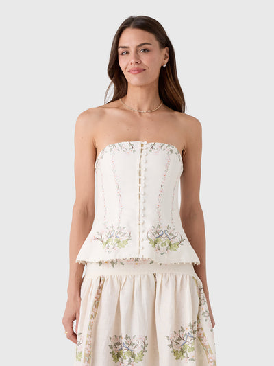 Agua By Agua Bendita Women's Abelia Anhelo Top - Saint Bernard