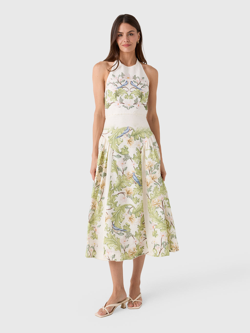 Agua By Agua Bendita Women's Balsa Anhelo Maxi Dress - Saint Bernard