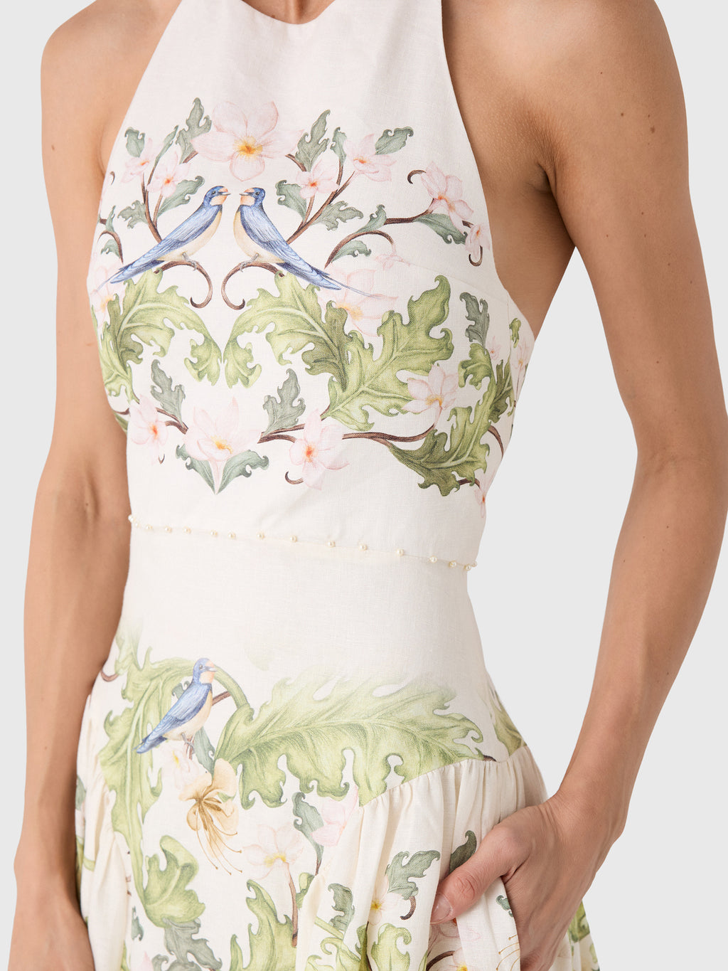Agua By Agua Bendita Women's Balsa Anhelo Maxi Dress - Saint Bernard