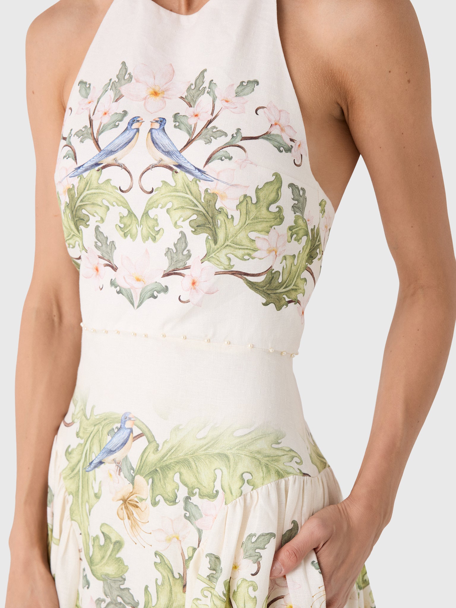 Agua By Agua Bendita Women's Balsa Anhelo Maxi Dress - Saint Bernard