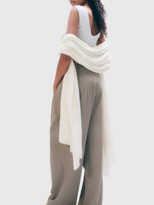 White & Warren Women's Superfine Cashmere Blend Travel Wrap