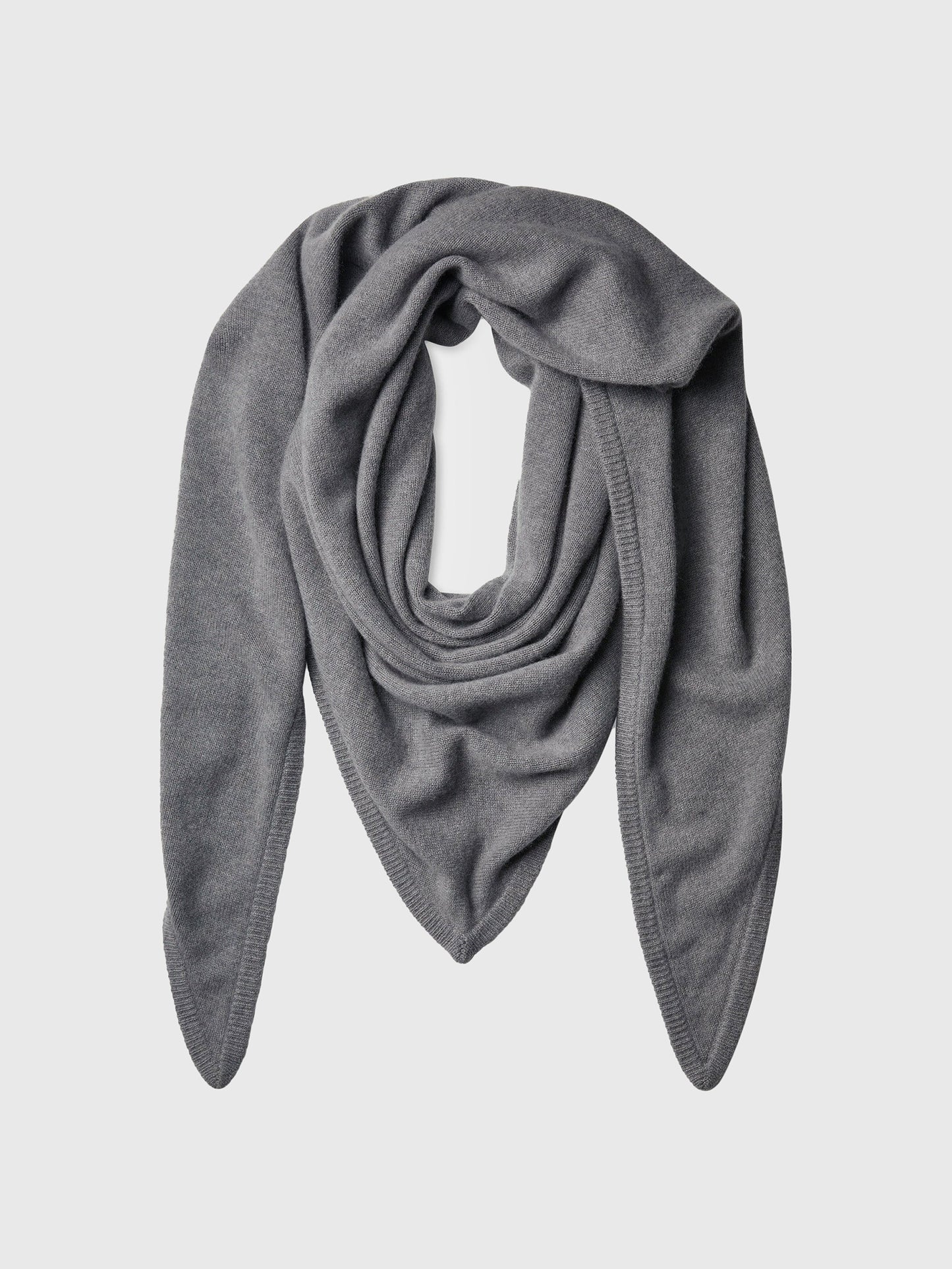 White + Warren Merino Cashmere Triangle Scarf - Saint Bernard