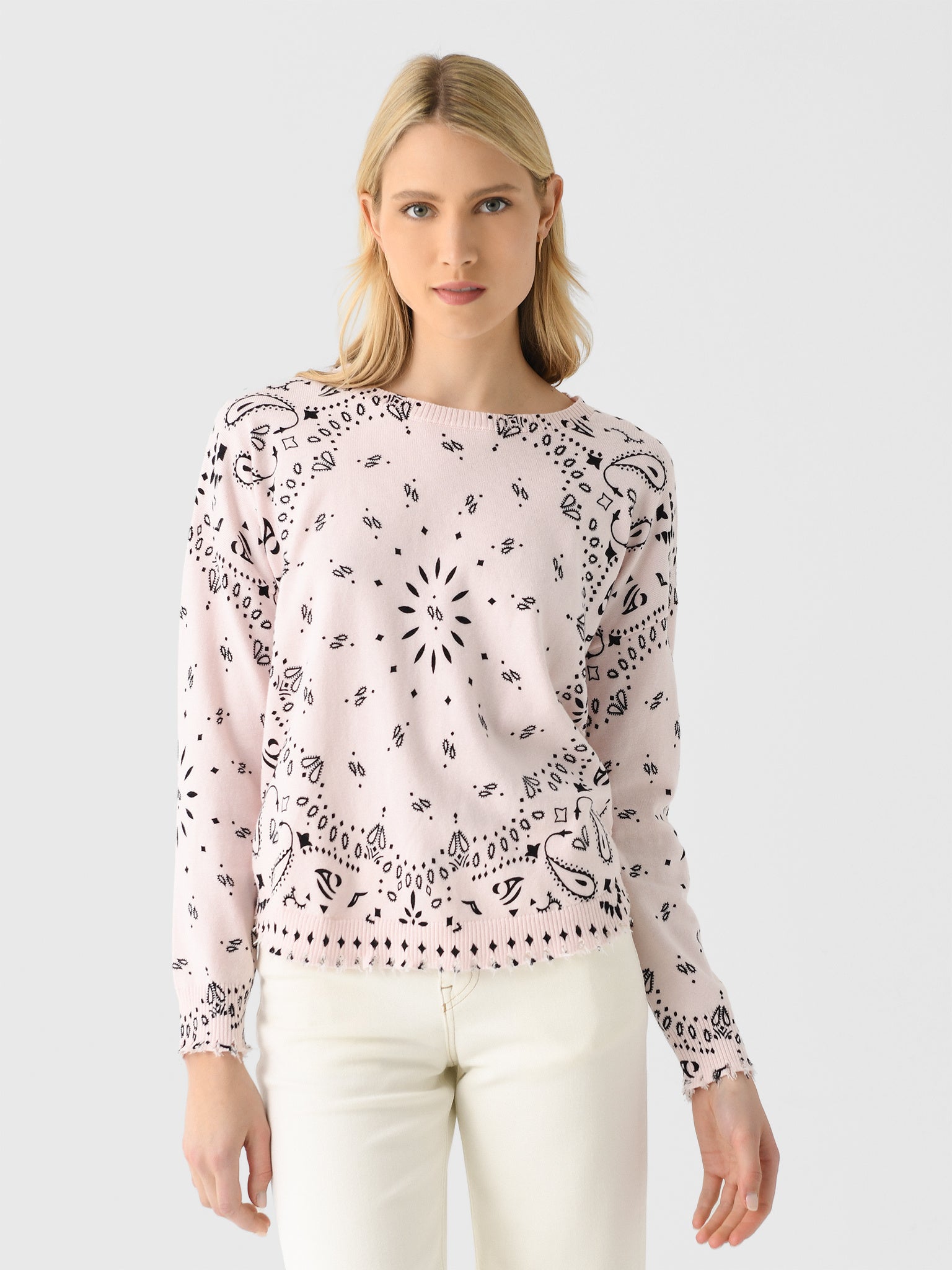 Eche Women's Bandana Crew Sweater - Saint Bernard