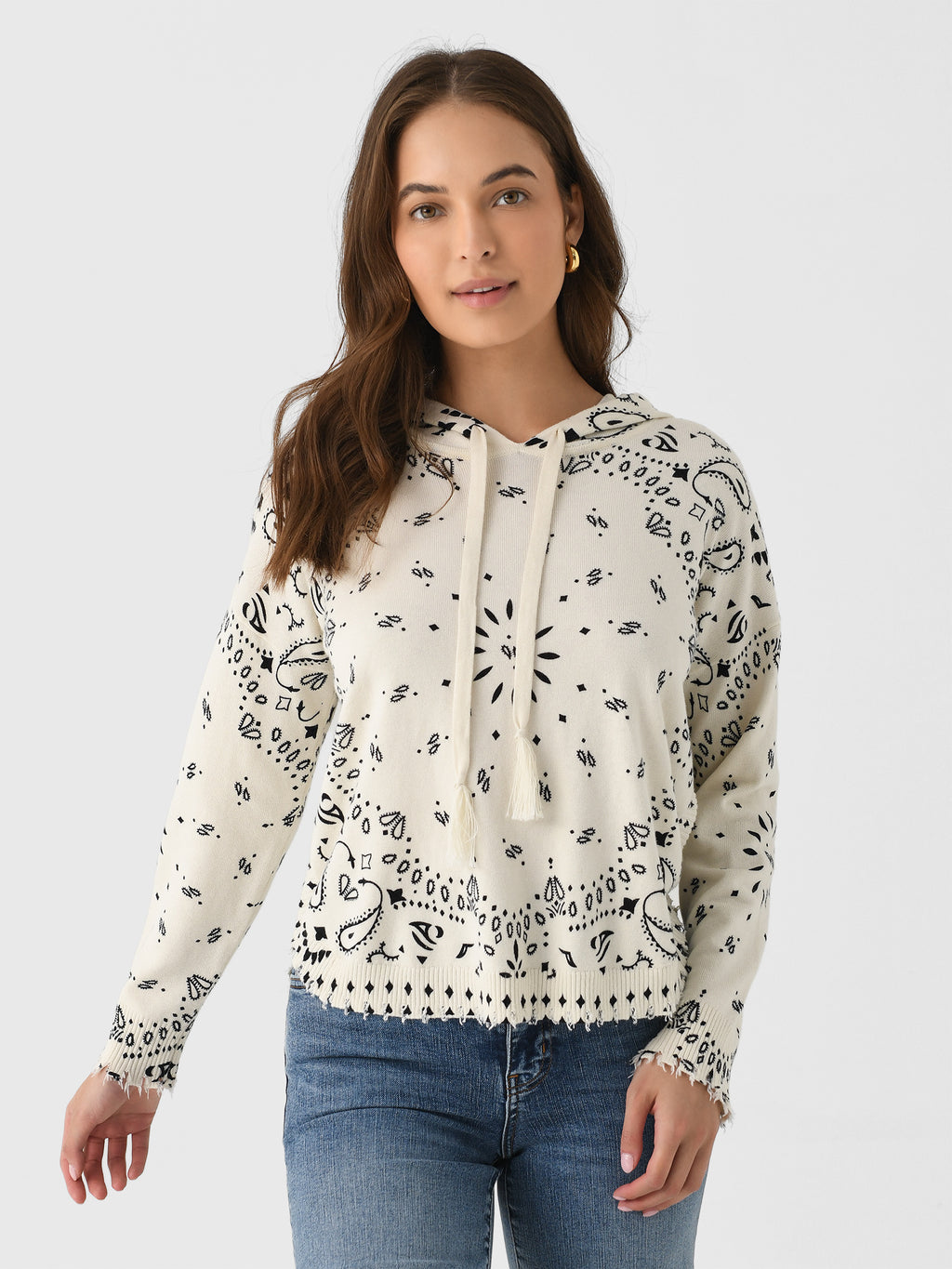 Eche Women's Bandana Hoodie - Saint Bernard