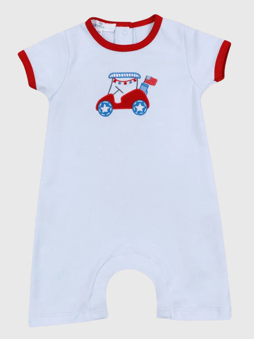Magnolia Baby Baby Boys' Patriotic Putts Combo Short Playsuit