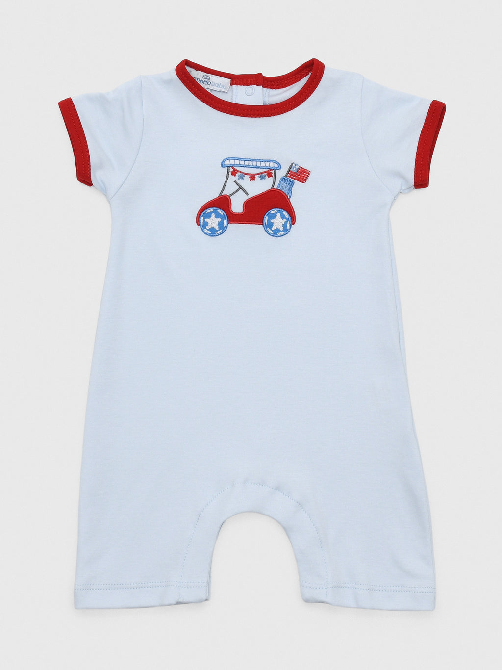 Magnolia Baby Baby Boys' Patriotic Putts Combo Short Playsuit - Saint Bernard