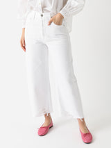 Citizens Of Humanity Women's Ayla Raw Hem Crop Jean - Saint Bernard