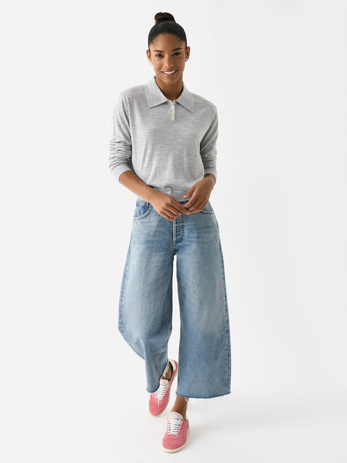 Citizens Of Humanity Women's Ayla Raw Hem Crop Jean
