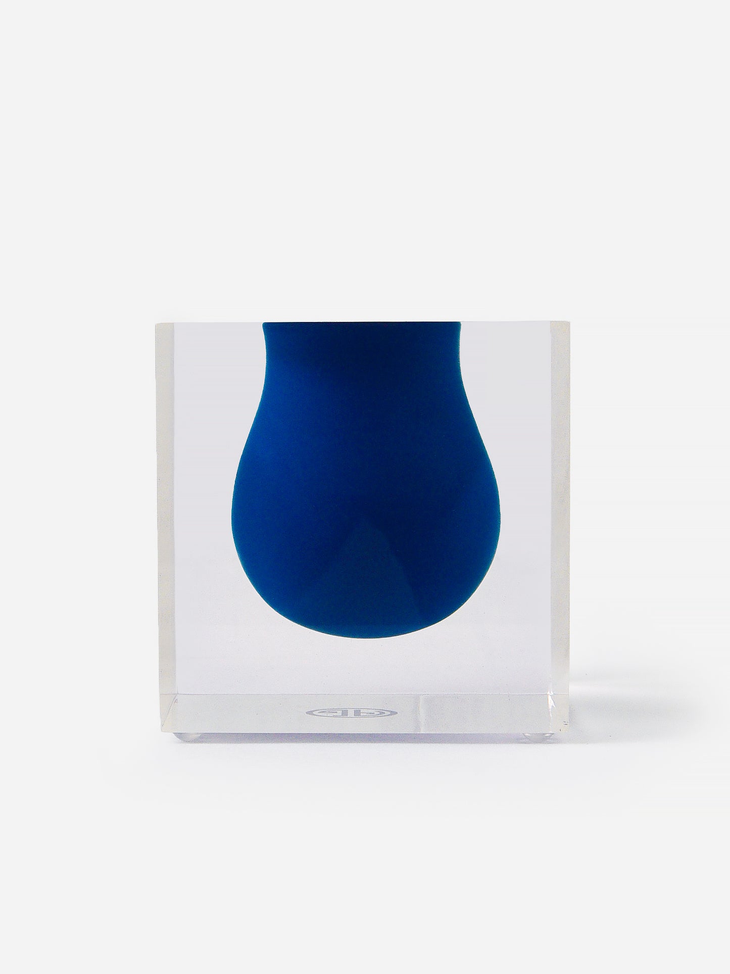 Jonathan Adler Bel Air Mini Scoop Vase Cobalt