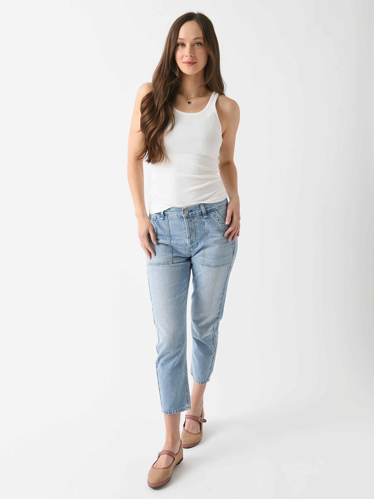 Citizens Of Humanity Women's Leah Cargo Jean – Saint Bernard