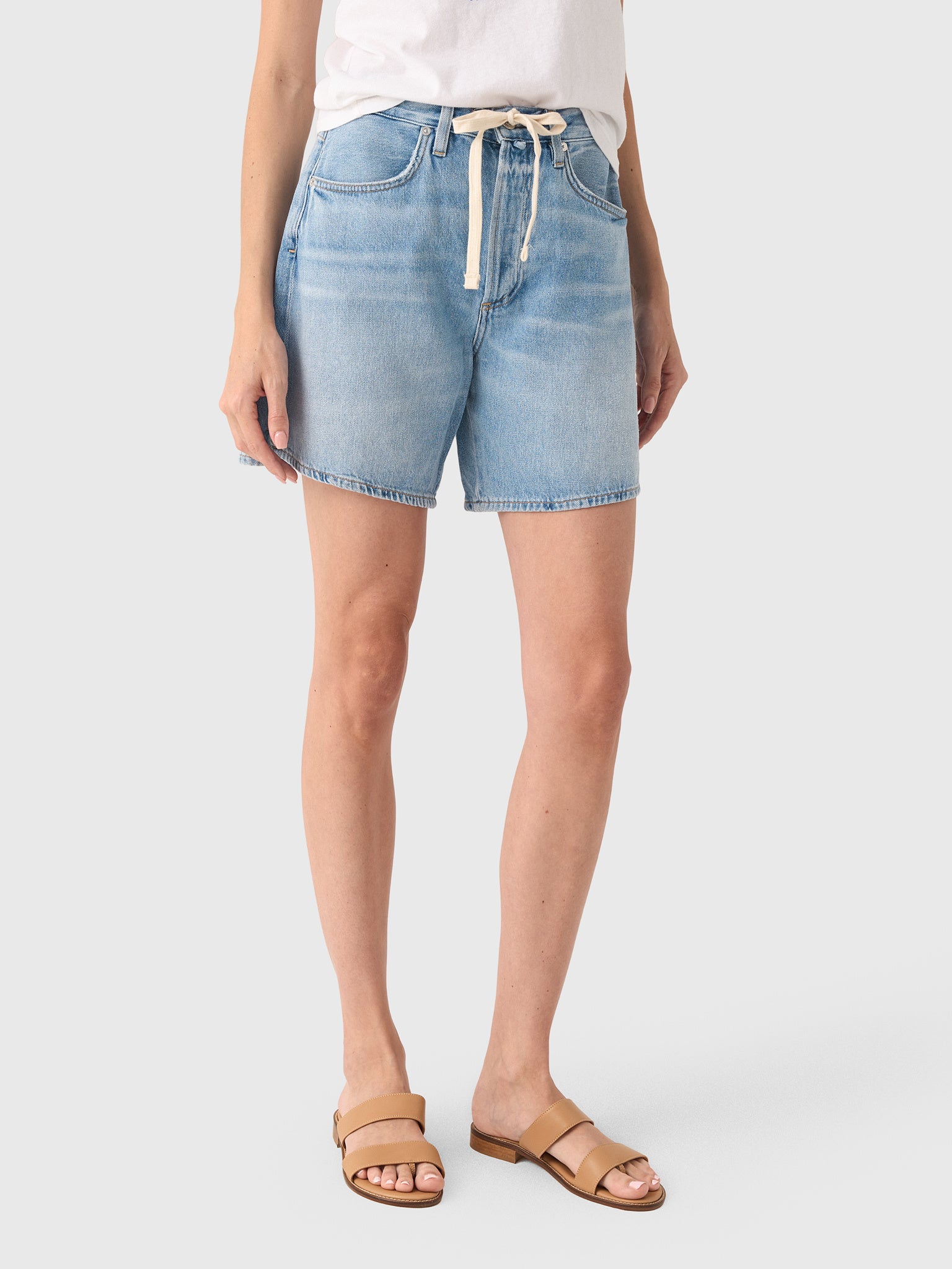 Citizens Of Humanity Women's Brynn Drawstring Short - Saint Bernard