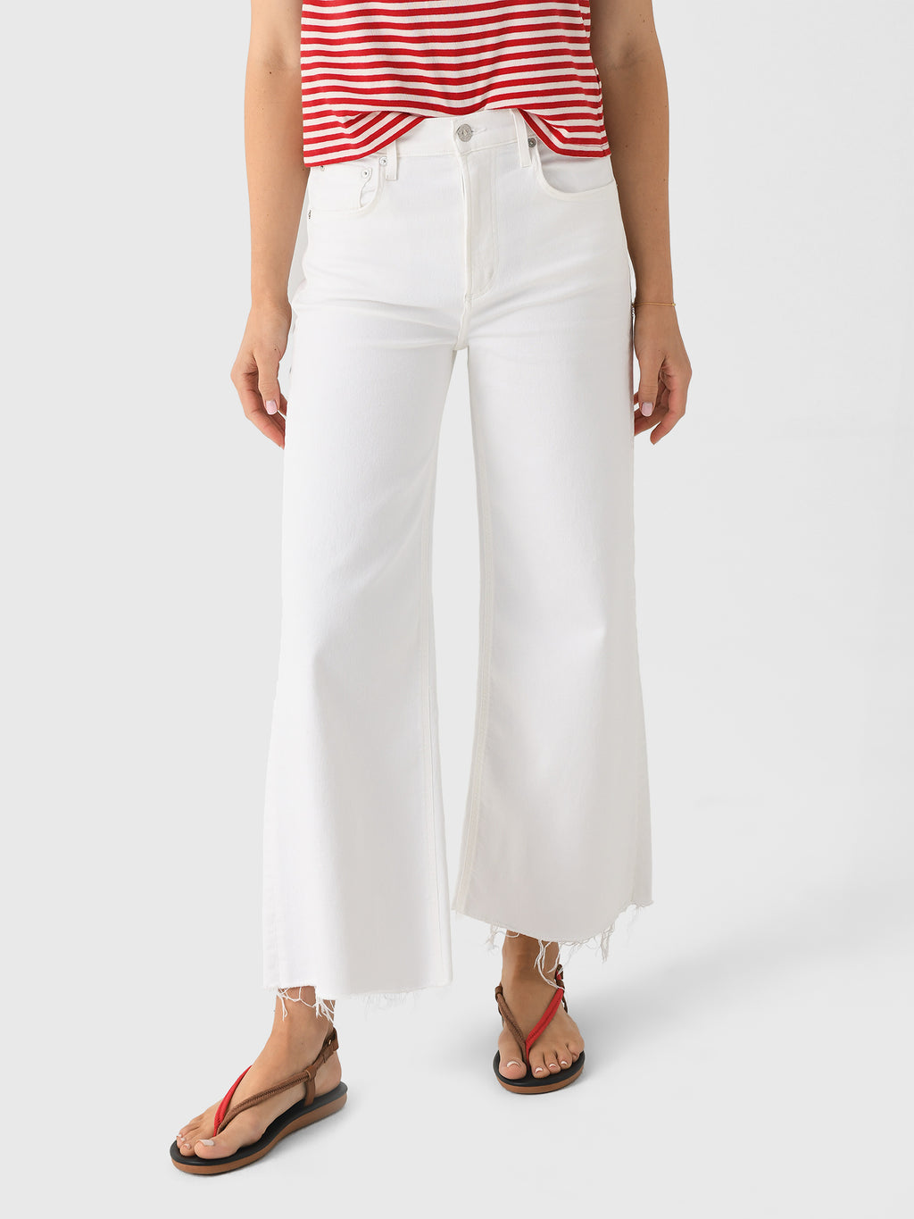 Citizens Of Humanity Women's Lyra Crop Wide Leg Jean - Saint Bernard
