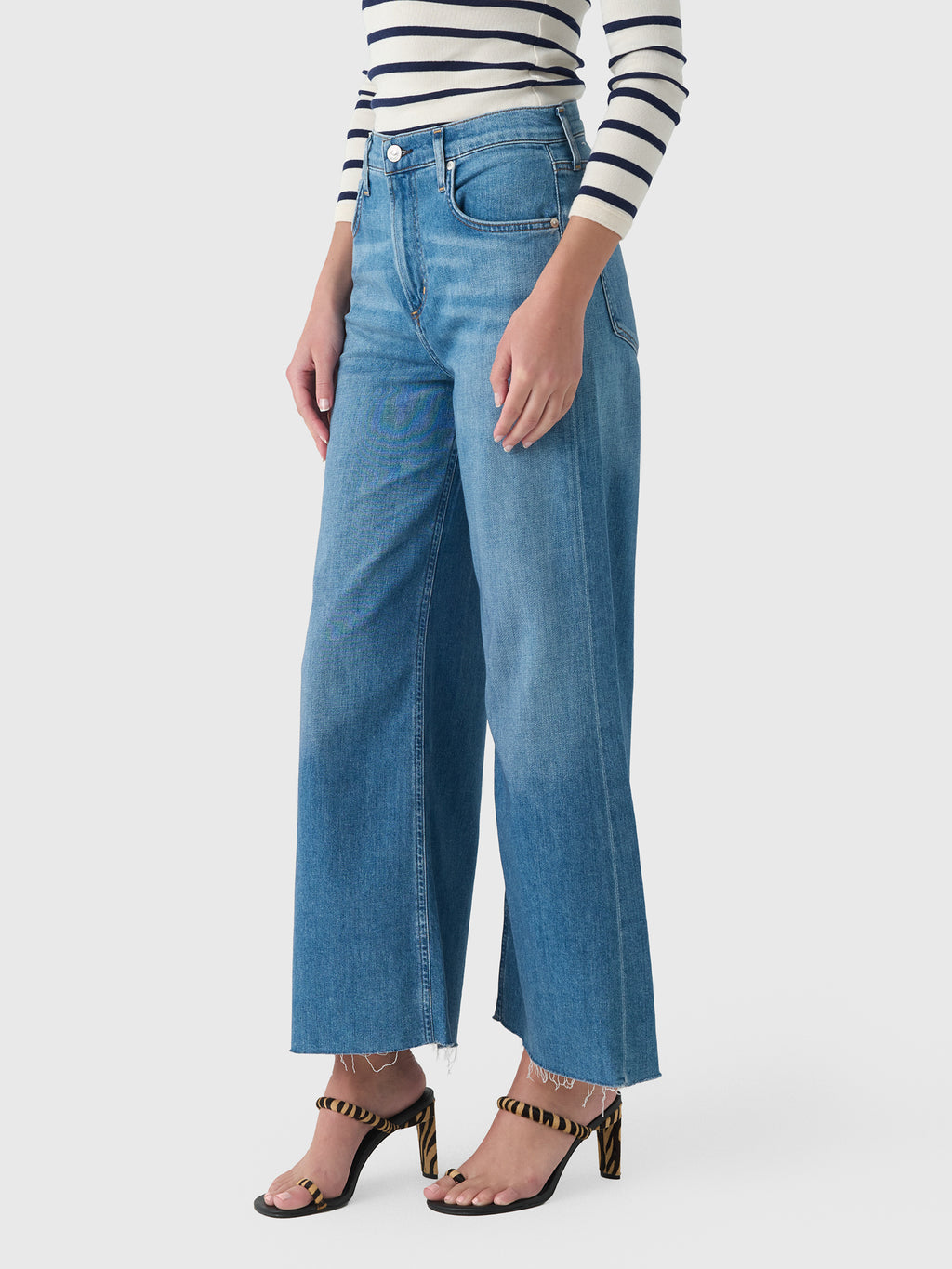 Citizens Of Humanity Women's Lyra Wide Leg Jean - Saint Bernard