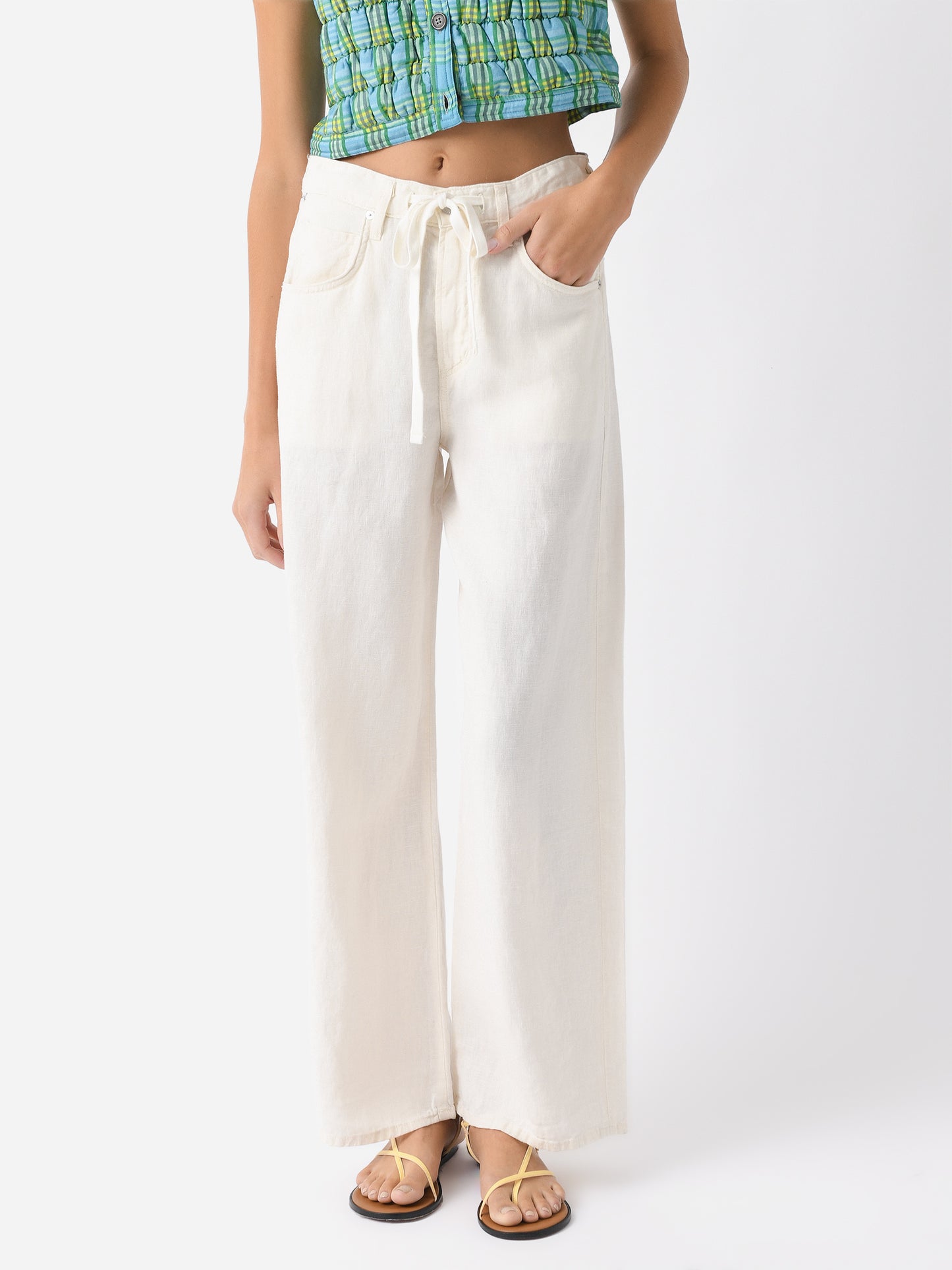 Citizens Of Humanity Women's Brynn Drawstring Trouser - Saint Bernard