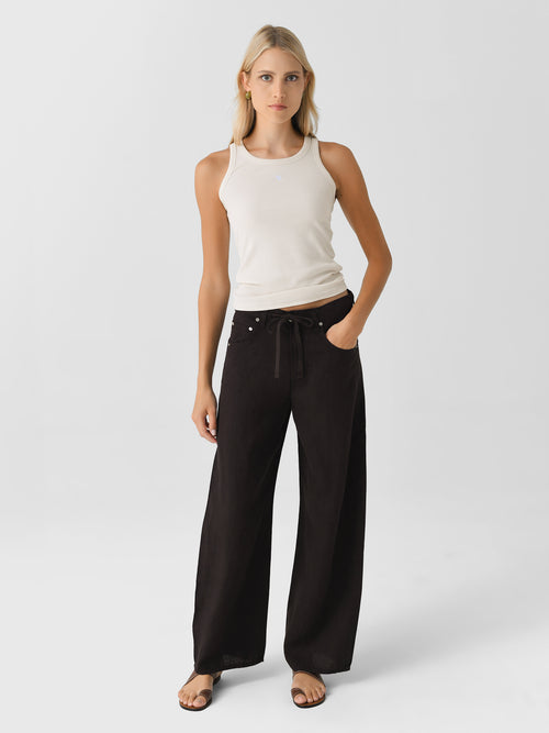 Citizens Of Humanity Women's Brynn Drawstring Linen Trouser