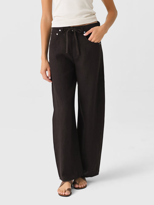 Citizens Of Humanity Women's Brynn Drawstring Linen Trouser