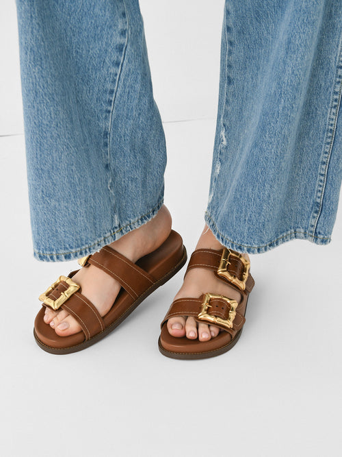 Schutz Women's Enola Sporty Leather Sandal