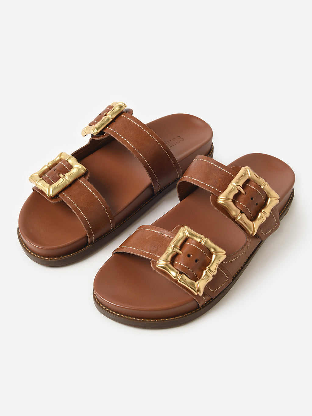 Schutz Women's Enola Sporty Leather Sandal - Saint Bernard