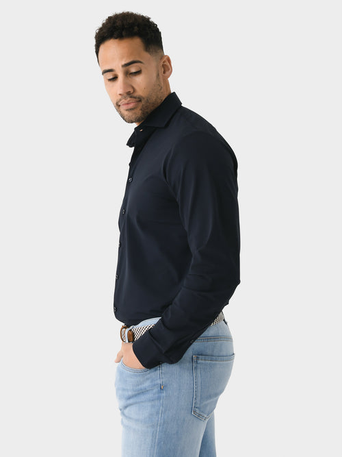 Blue Industry Men's Performance Core Long Sleeve Jersey Shirt