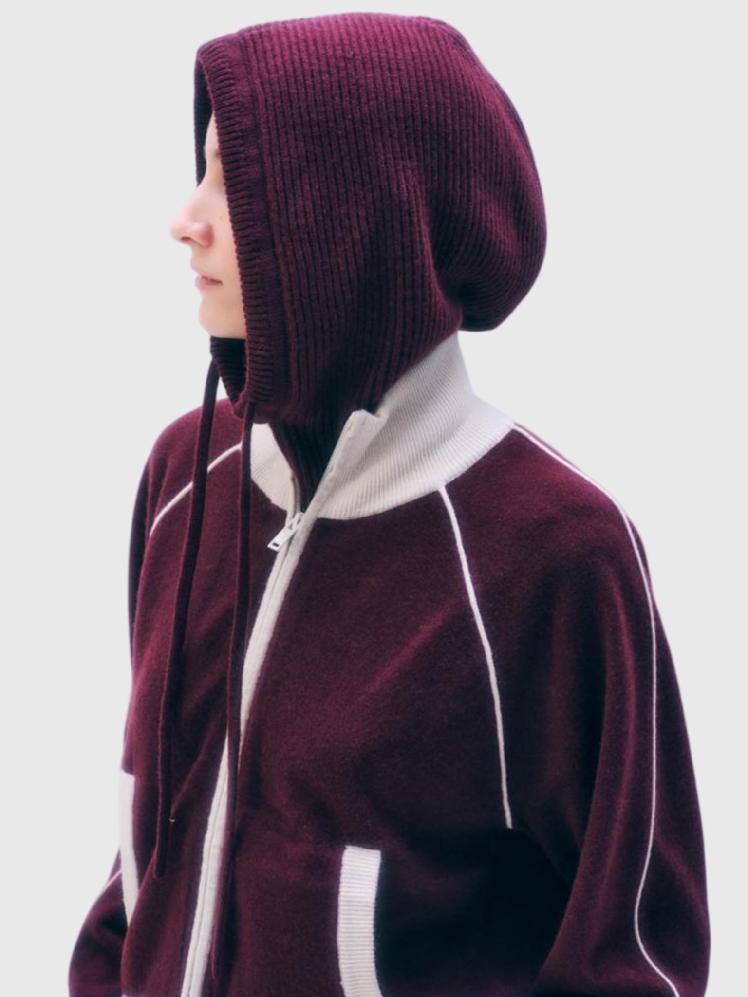 White & Warren Cashmere Blend Balaclava - Saint Bernard
