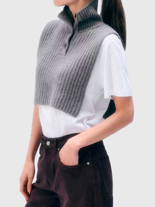 White & Warren Women's Cashmere Blend Collar Dickie