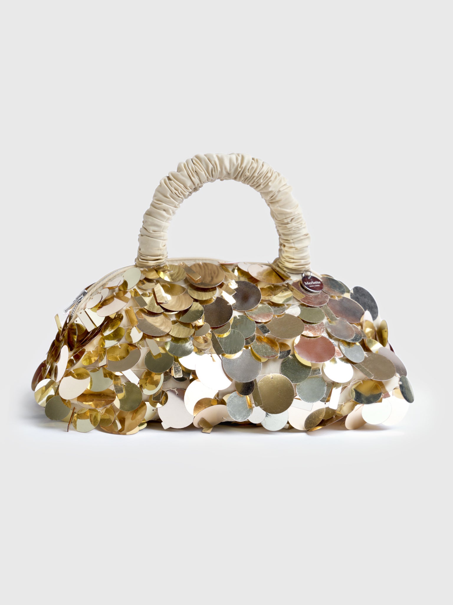 Merlette Lune Mini Sequin Bag - Saint Bernard