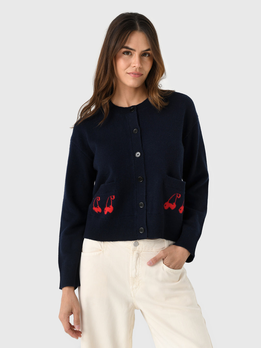 Berenice Women's My Cherry Cardigan - Saint Bernard