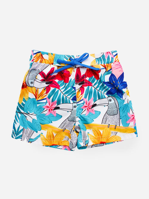 PEPITA&ME Boys' Toucan Volley Swim Trunks