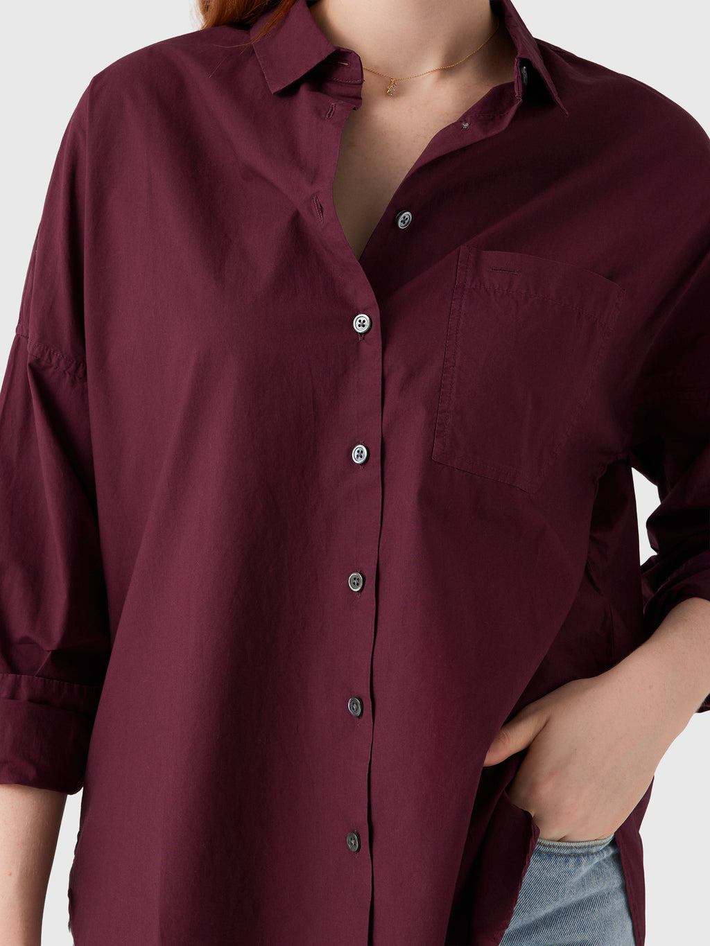 Alex Mill Women's Jo Poplin Shirt - Saint Bernard